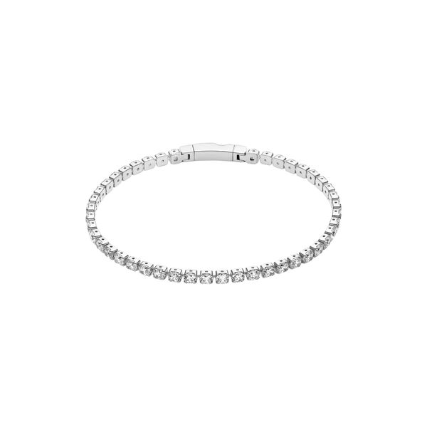 Ellera Grande Armb&aring;nd | &Oslash; 19 | Sterling s&oslash;lv/hvit, Sif Jakobs Jewellery