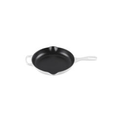 Signature st&oslash;pejern stekepanne &Oslash; 23 cm, white, Le Creuset