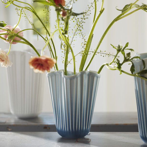 Hammersh&oslash;i Unfold Vase, bl&aring;, K&auml;hler