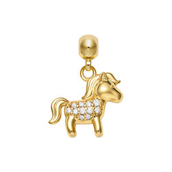 Pony Charm, gold, WHO IS SHE