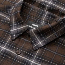 Cotton Flannel Check Sune Shirt, demitasse check, Mads Nørgaard