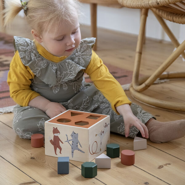 Toes/Builders Shape Sorter, Sebra