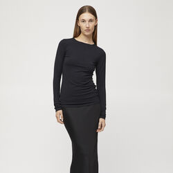 Modal Long Sleeve Top, jet black, FWSS