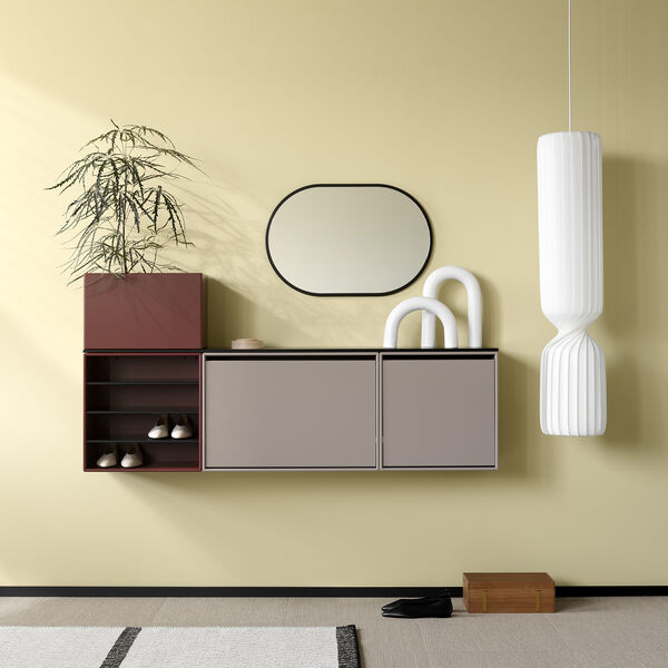 HIDE skoskap, 141 truffle, Montana Furniture