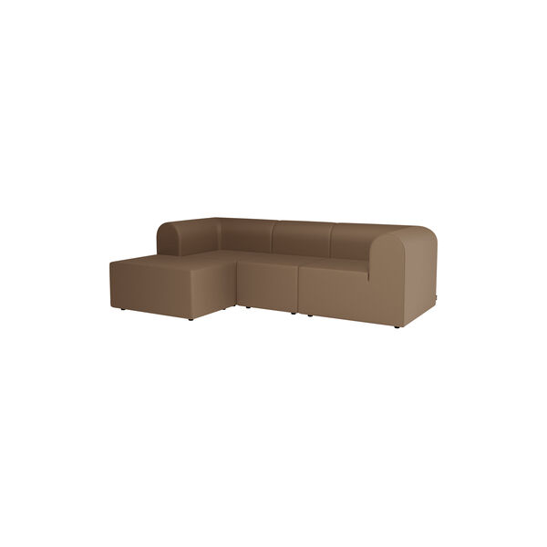 Paradigm 3-seters sofa med puff, Hero 242, Montana Furniture