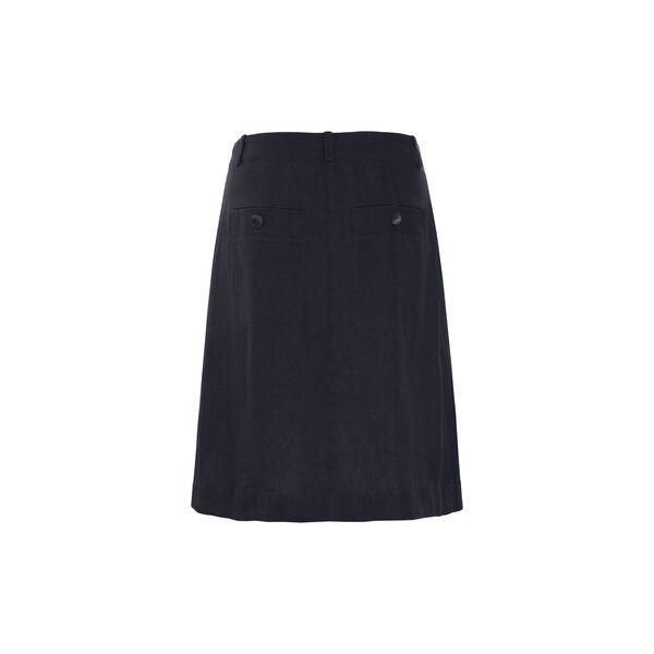 Lazy Linen Pleated Skirt, black, BITTE KAI RAND