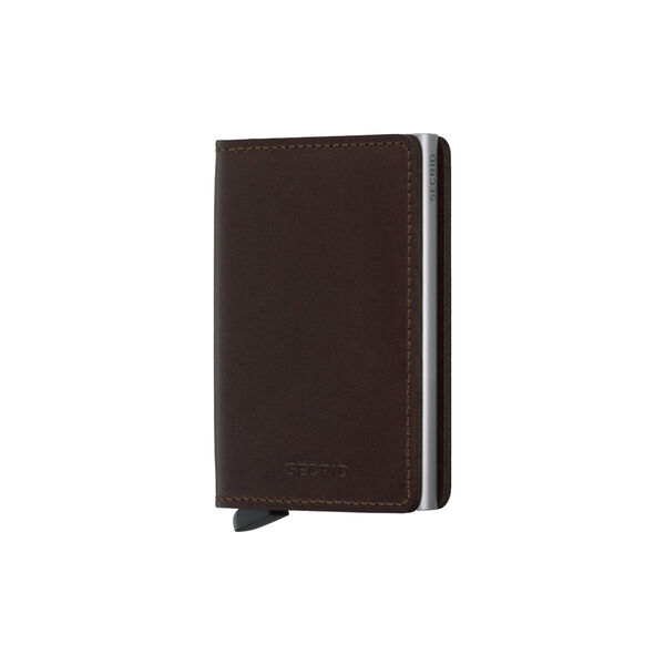 Miniwallet - Lommebok med kortholder, dark drown, Secrid