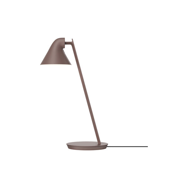 NJP Mini bordlampe, rosabrun NJP Mini bordlampe, rosabrun, Louis Poulsen