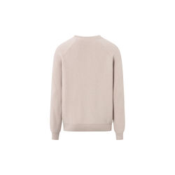 O-neck merino wool rib knit, kelp, KnowledgeCotton Apparel 