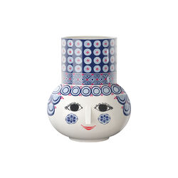 Olga Vase, blå, Bjørn Wiinblad