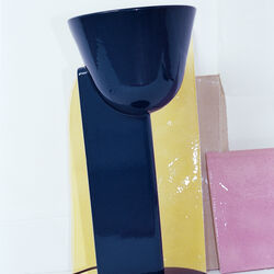 C&eacute;ramique Up Table Lamp, navy blue, Flos