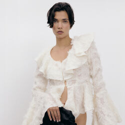 Desiree Blouse, cream white, Ida Sj&ouml;stedt