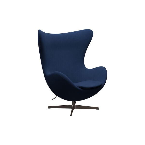 Egg&trade; 3316 loungestol, Christianshavn 1153 blue uni/brown bronze, Fritz Hansen