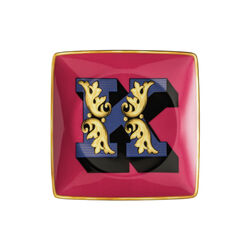 Versace Alphabet tallerken K, Rosenthal x Versace