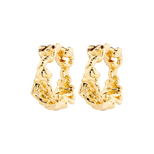 TRUST &oslash;reringer medium, gullbelagt, Pilgrim