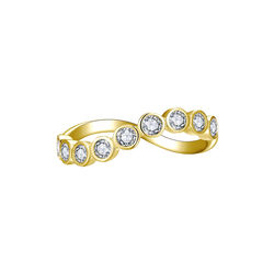 Sofie Subtle Ring, gold, Nila Noor
