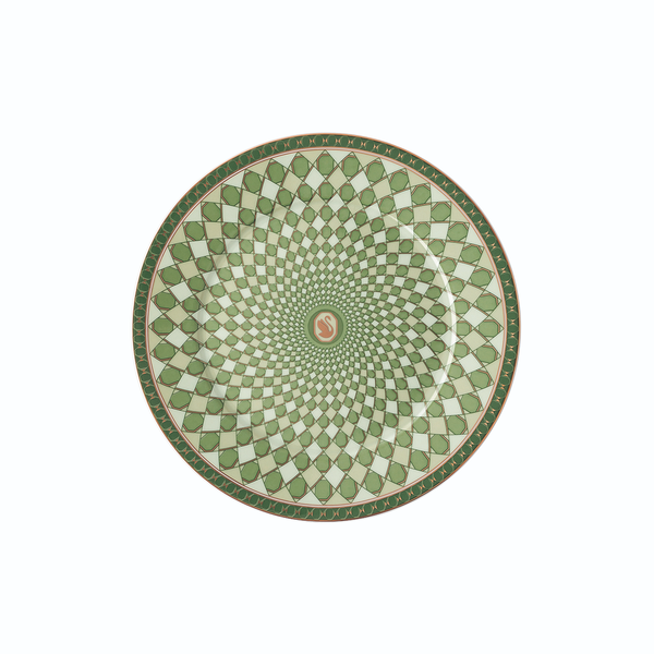 Signum Tallerken &Oslash; 18 cm, fern, Rosenthal x Swarovski