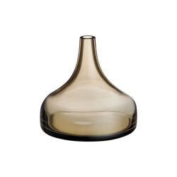 Midsummer Water Avens Mini vase 8,2 cm, brown, Orrefors