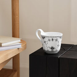 Sort Musselmalt Halvblonde højhankskopp 33 cl, Royal Copenhagen