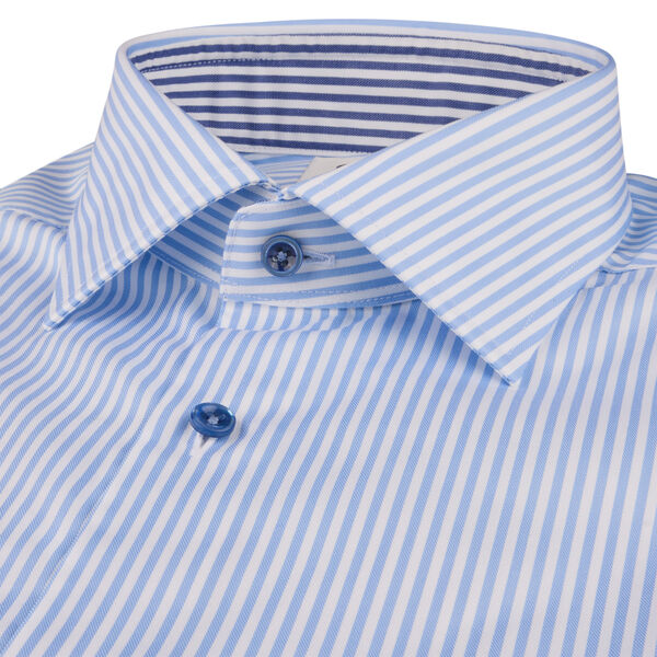 Slimline C75 RM cuff Contrast, light blue stripe, Stenströms
