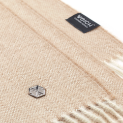 CIELO pledd plus, beige, WEICH Couture Alpaca