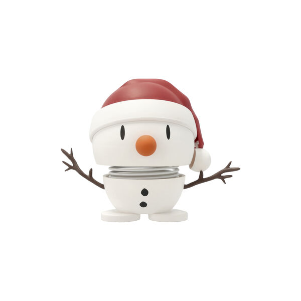 Soft Santa Snowman S, hvit, Hoptimist