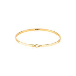 LILY Armbånd, hvit sand, bangle up