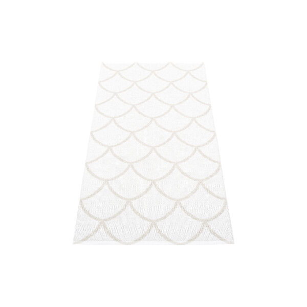 Kotte gulvl&oslash;per, fossil grey/white, Pappelina