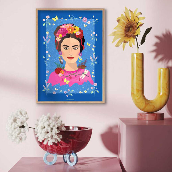 Frida Kahlo st&oslash;tteplakat, ViSSEVASSE