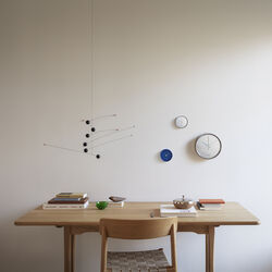 Koppel Veggklokke, polert st&aring;l, Georg Jensen