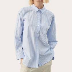 SavannaPW skjorte, blå stripe SavannaPW skjorte, blå stripe, Part Two