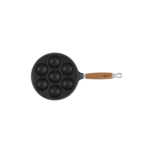 Munkepanne med treh&aring;ndtak 20 cm, matte black, Le Creuset