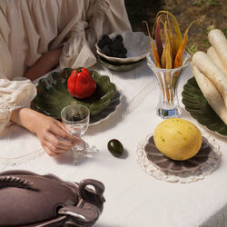 Oyster sk&aring;l 31cm, forest green, Mateus