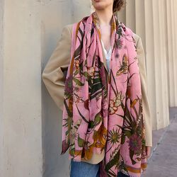 LIVING&nbsp;GARDEN&nbsp;Skjerf, pink, Bella Ballou