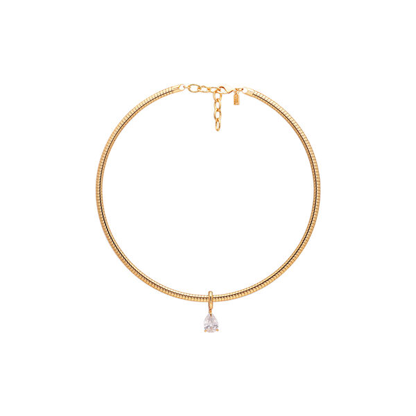 Aura Bangle Necklace II, Crystal Haze