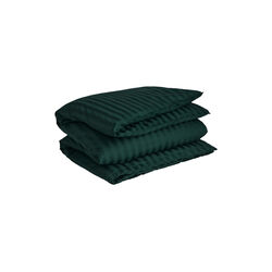 Sateen stripes dynetrekk, tartan green, Gant