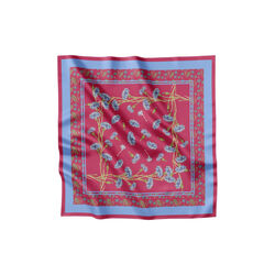 Scarlet Wildflower scarf, Flora Danica Denmark