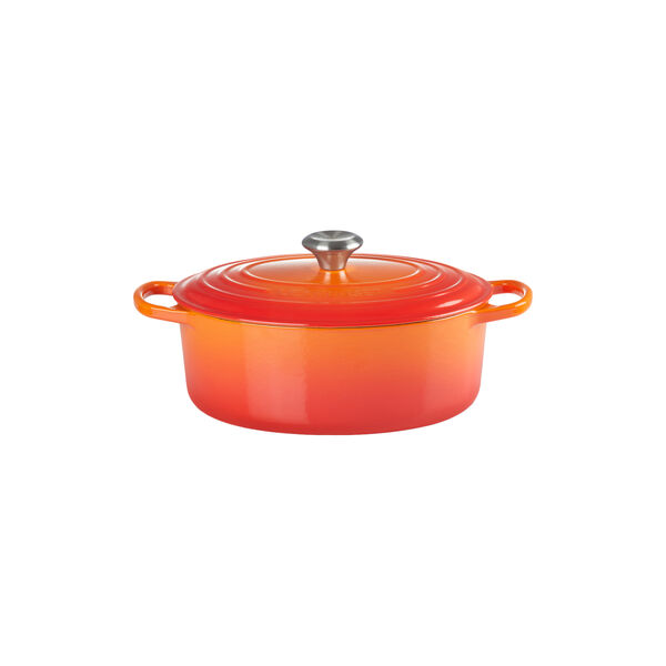 Signature oval gryte 6,3 L, volcanic, Le Creuset
