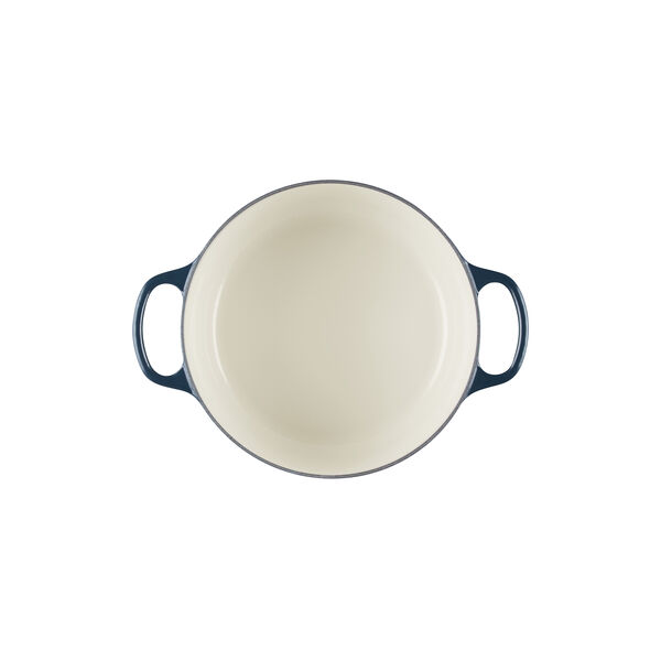 Signature st&oslash;pejern rund gryte &Oslash; 24 cm, nuit, Le Creuset