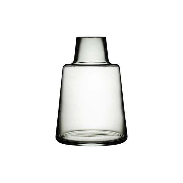 Flora vase kort hals, smoke, Holmegaard