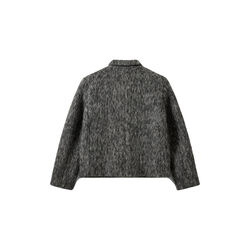 ELLYSW SHORT BLAZER, 8011 dark grey melange, Sofie Schnoor