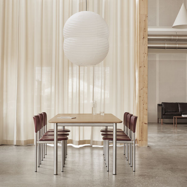 Plan Table, light oljet eik/b&oslash;rstet st&aring;l, Fredericia Furniture