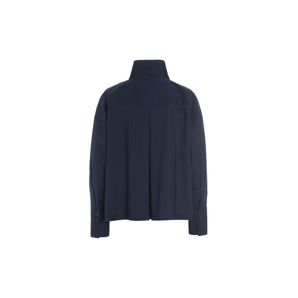 Core cotton skjorte med glidel&aring;s, dark midnight, BITTE KAI RAND