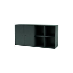 PAIR Klassisk bred skjenk, 163 black jade PAIR Klassisk bred skjenk, 163 black jade, Montana Furniture