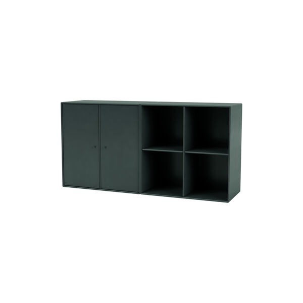 PAIR Klassisk bred skjenk, 163 black jade PAIR Klassisk bred skjenk, 163 black jade, Montana Furniture