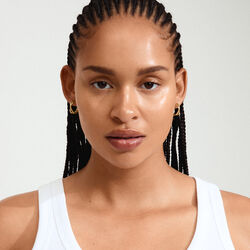 KIRA &oslash;reringer, gullbelagt, Pilgrim