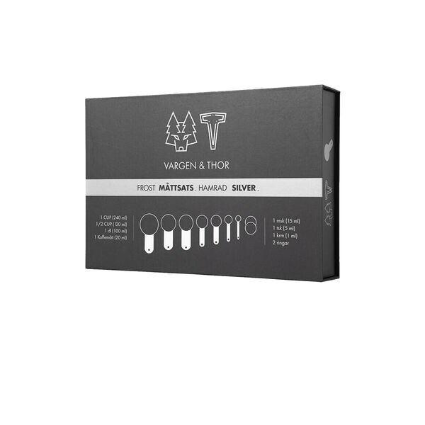 Frost M&aring;leskje 7 deler, s&oslash;lv, VARGEN & THOR
