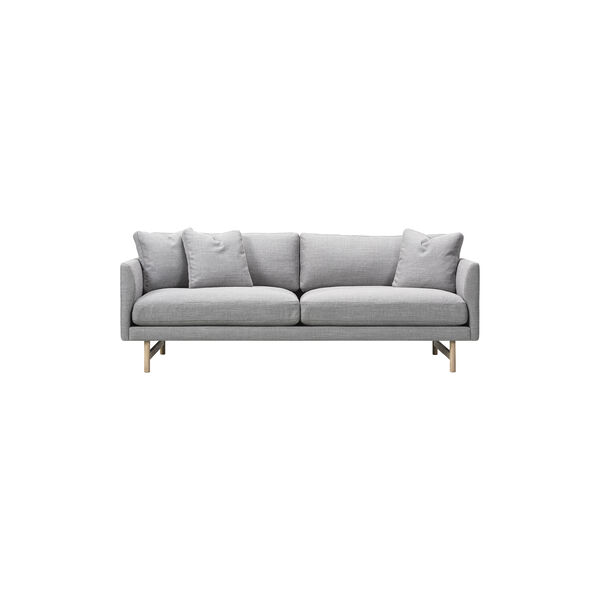 Calmo 2-seter sofa, m&oslash;rkegr&aring;/eik, Fredericia Furniture