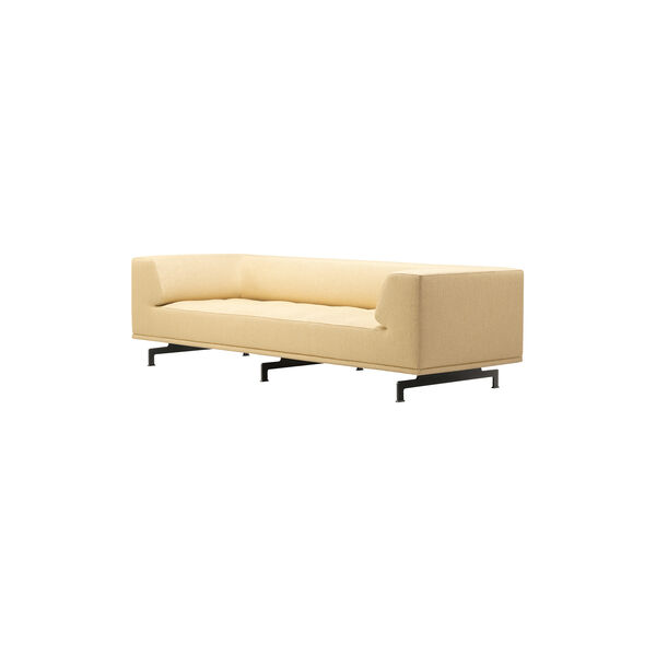 4511 Delphi 3 seter sofa, keiga 422/black, Fredericia Furniture