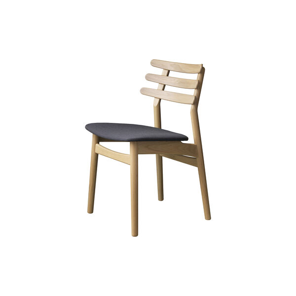 J48 stol, natur/antracit, FDB M&oslash;bler